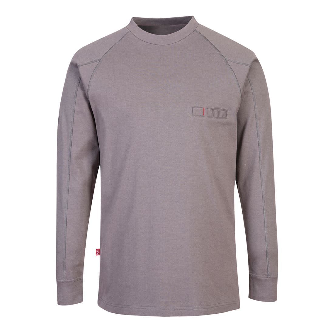 Tee shirt manches longues Bizflame FR Gris