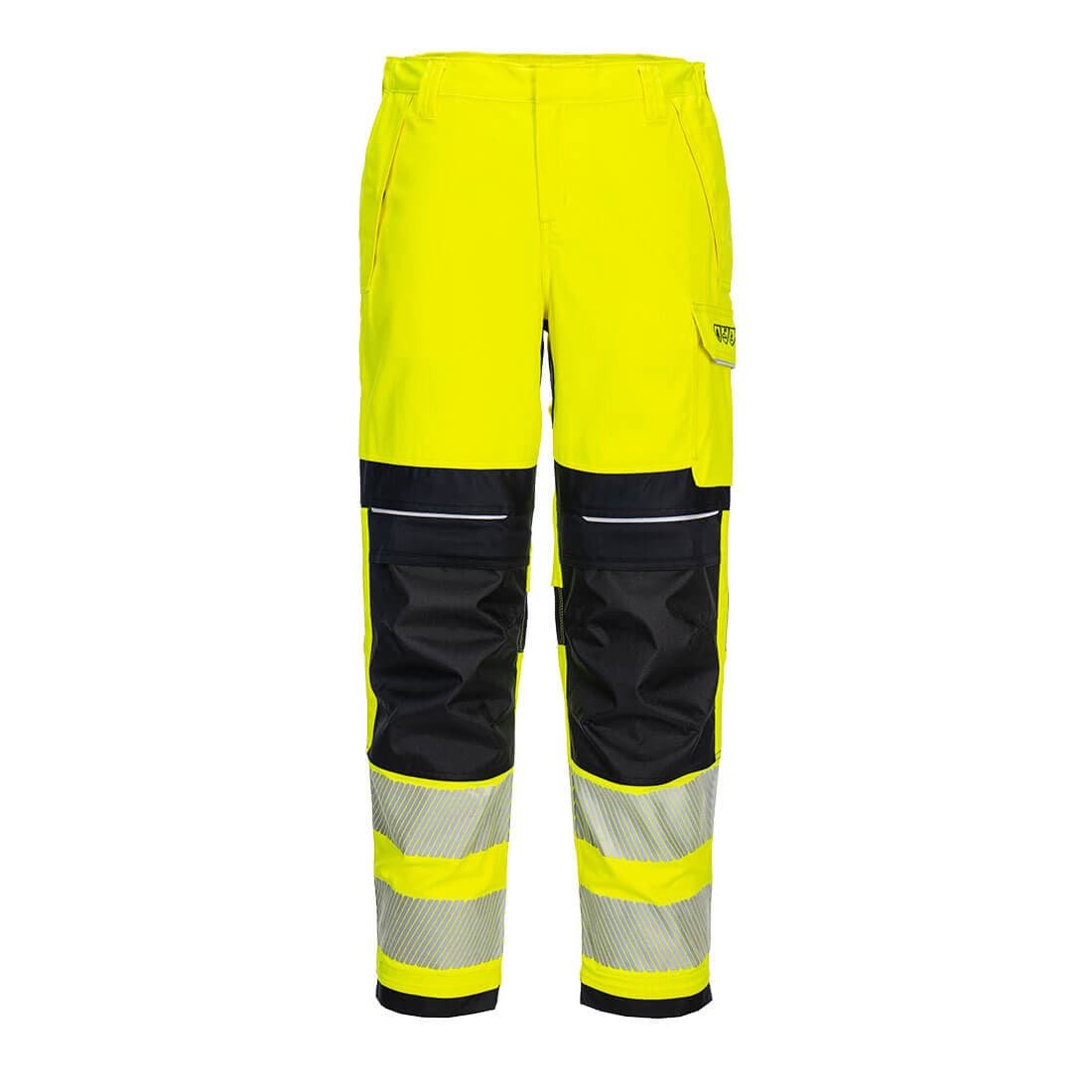 Pantalon de travail pour femmes PW3 FR Modaflame HV Jaune/Noir