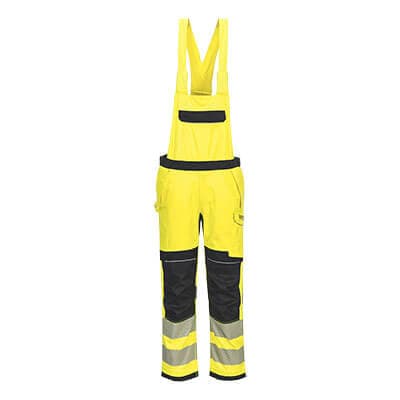 Cotte à bretelles HV Modaflame PW3 Jaune/Noir