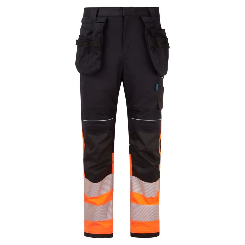 Pantalon holster PW3 Modaflame HV Classe 1 Orange/Noir