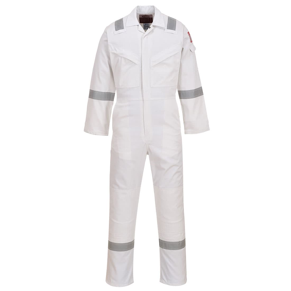 Combinaison Flamme Résistant et Antistatique 350g Blanc