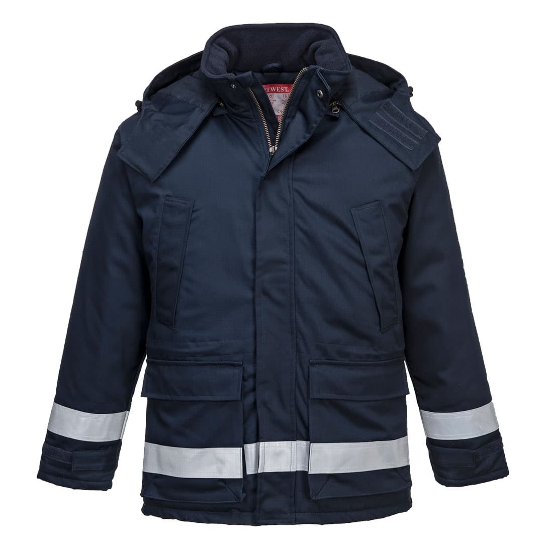 Parka Hiver FR Anti-Statique Marine