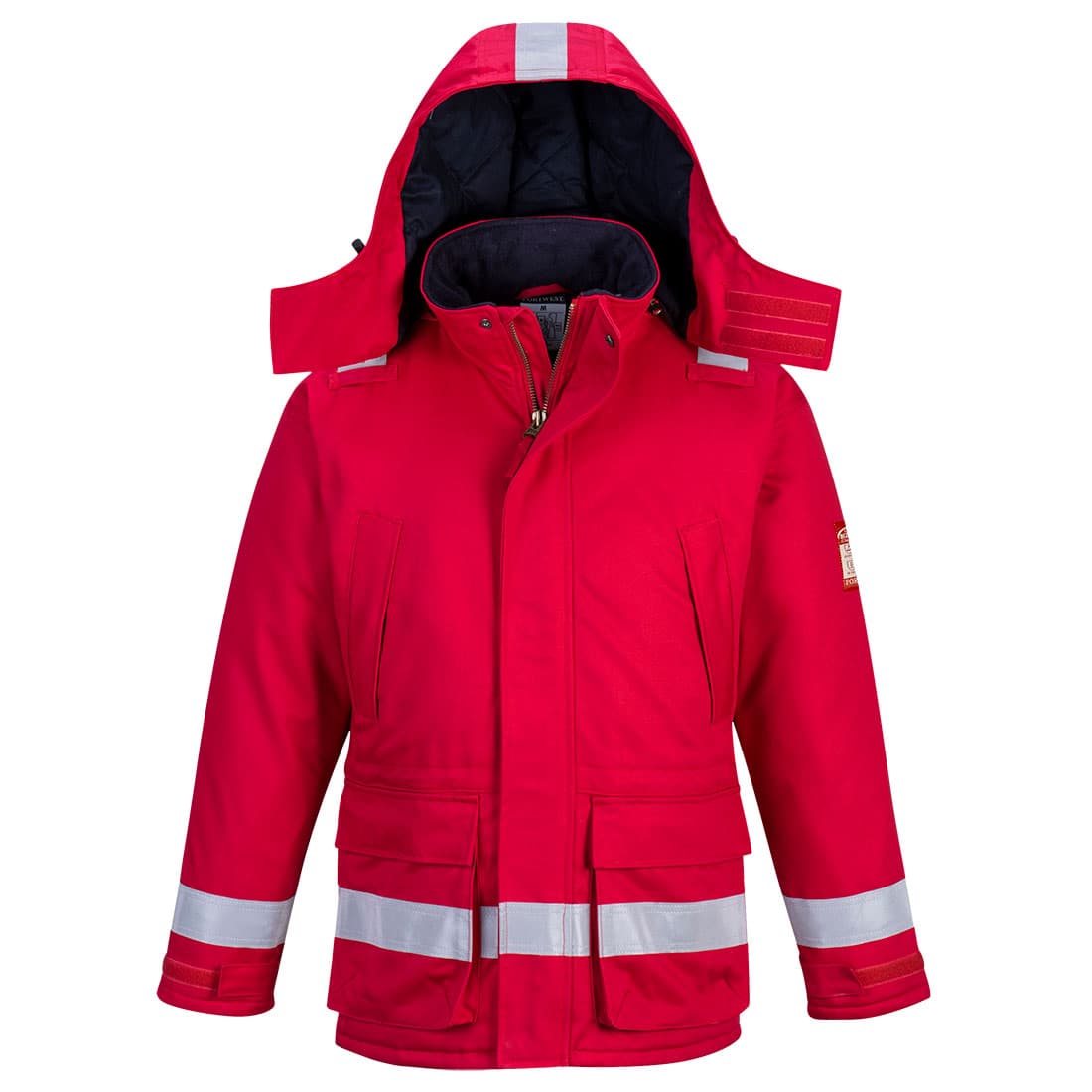 Parka Hiver FR Anti-Statique Rouge