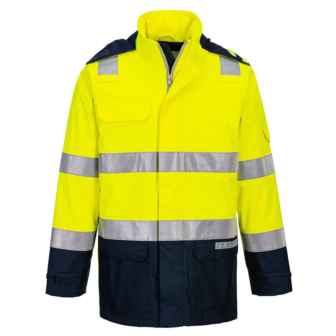 Veste de pluie Bizflame HV Jaune/Marine