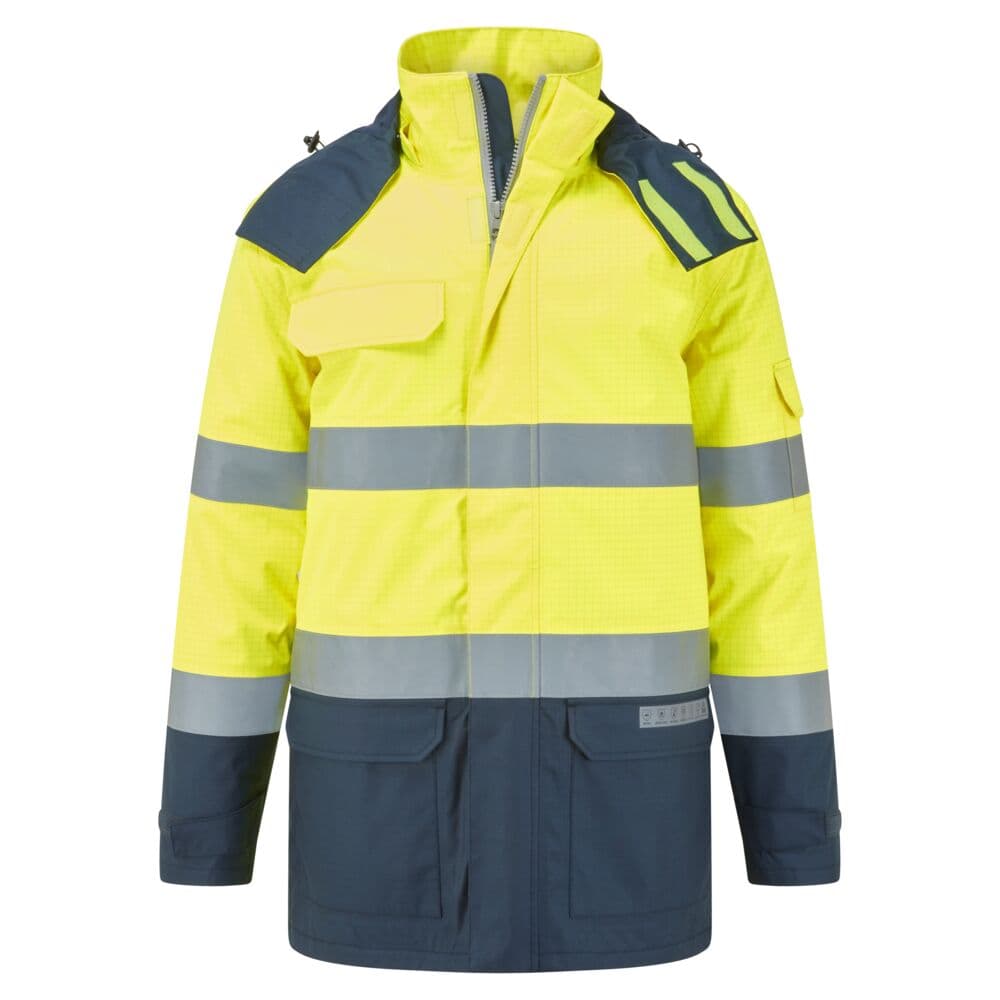 Parka Bizflame HV Jaune/Marine
