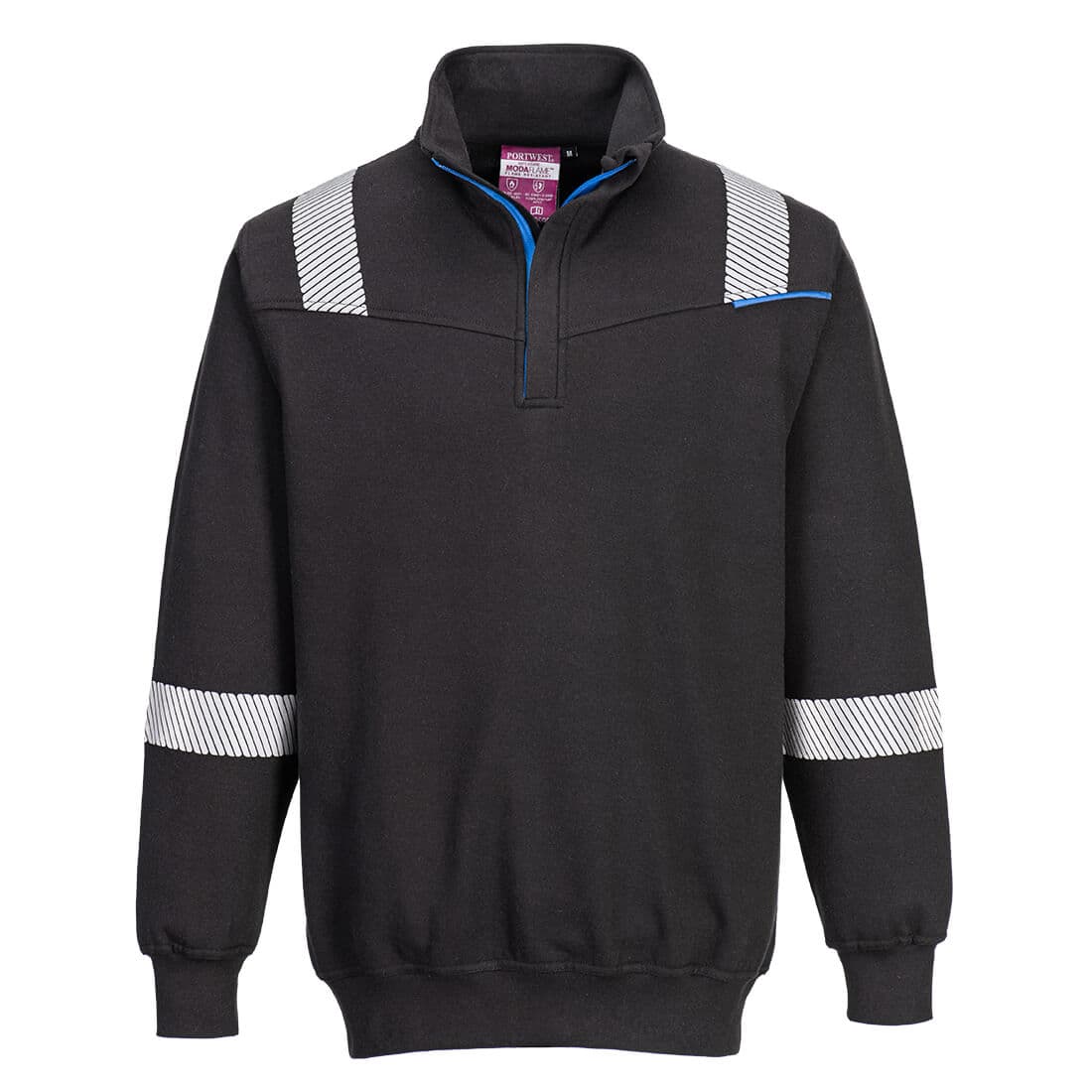 Sweat résistant à la flamme WX3 Noir
