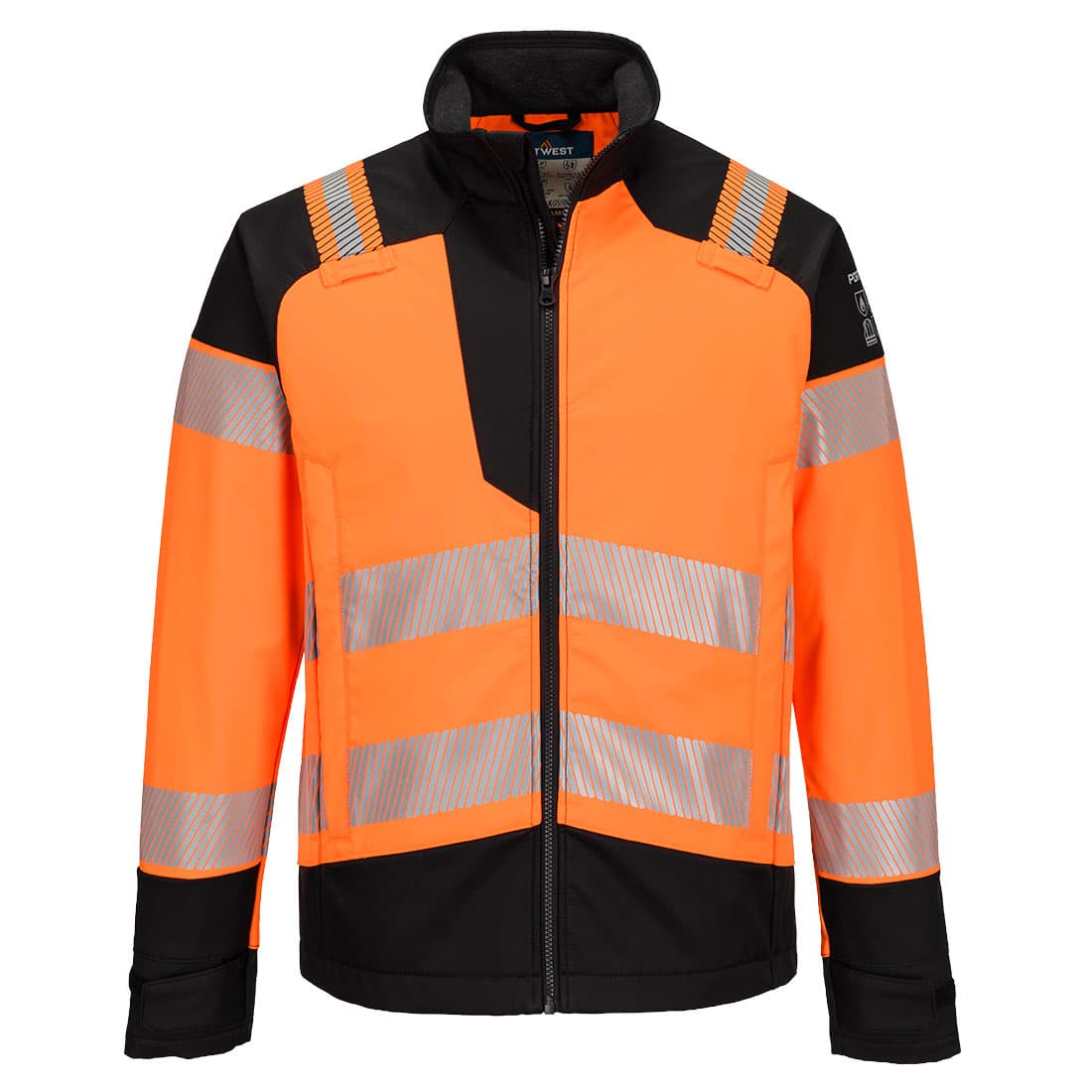 Softshell multirisques HV PW3 Orange/Noir