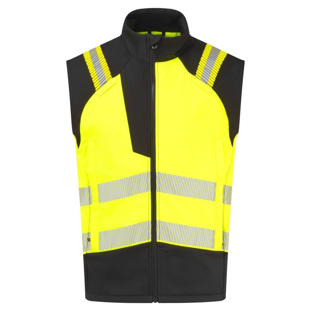 Gilet softshell FR Modaflame HV PW3 Jaune/Noir