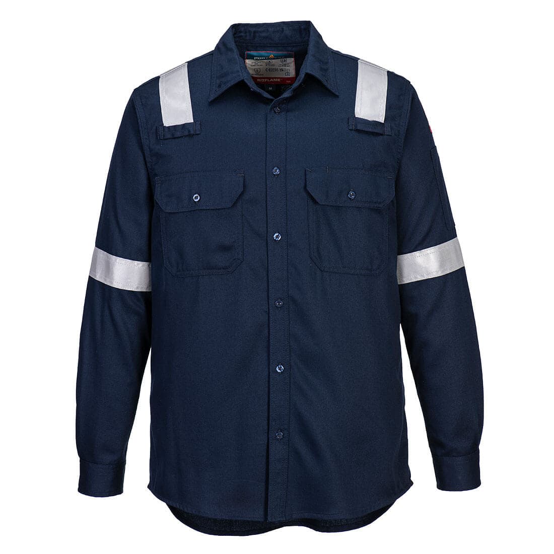 Chemise légère antistatique FR Marine