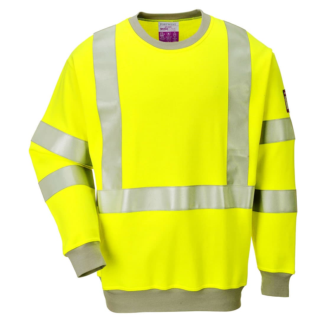 Sweatshirt Modaflame HV Jaune
