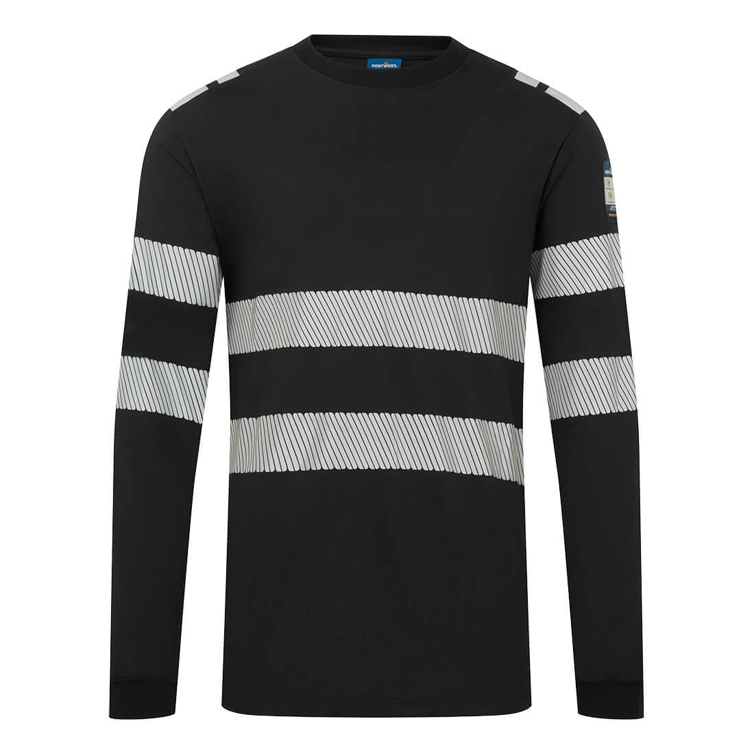 Tee shirt ML Modaflame PW3 HV Noir