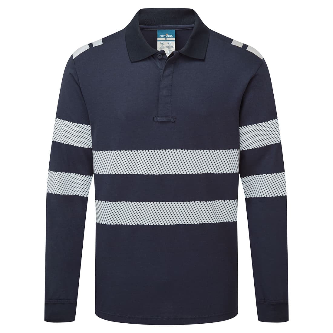 Polo ML PW3 Modaflame FR Marine