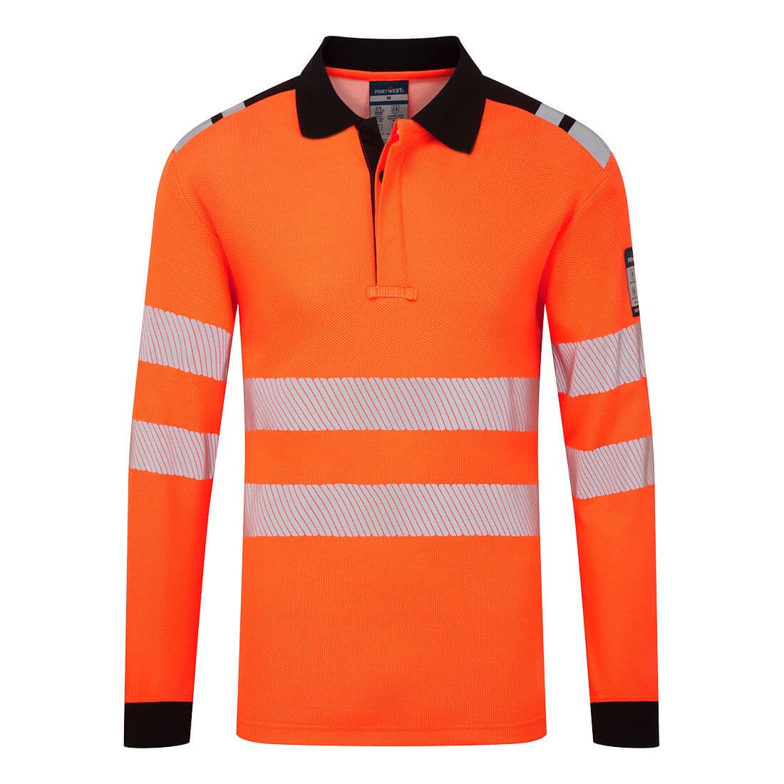 Polo ML PW3 HVO Modaflame FR Orange/Noir