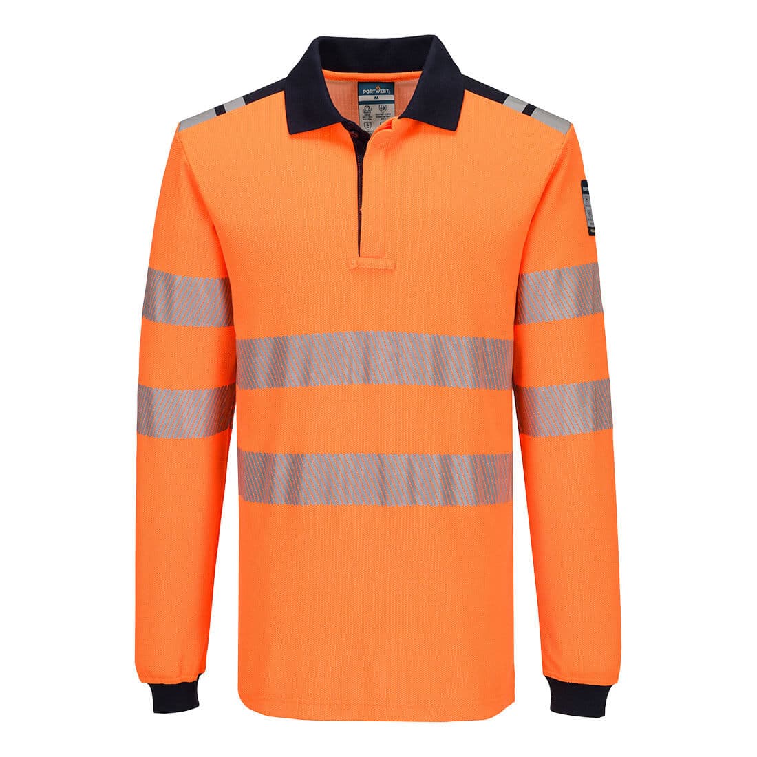 Polo ML PW3 HVO Modaflame FR Orange/Marine