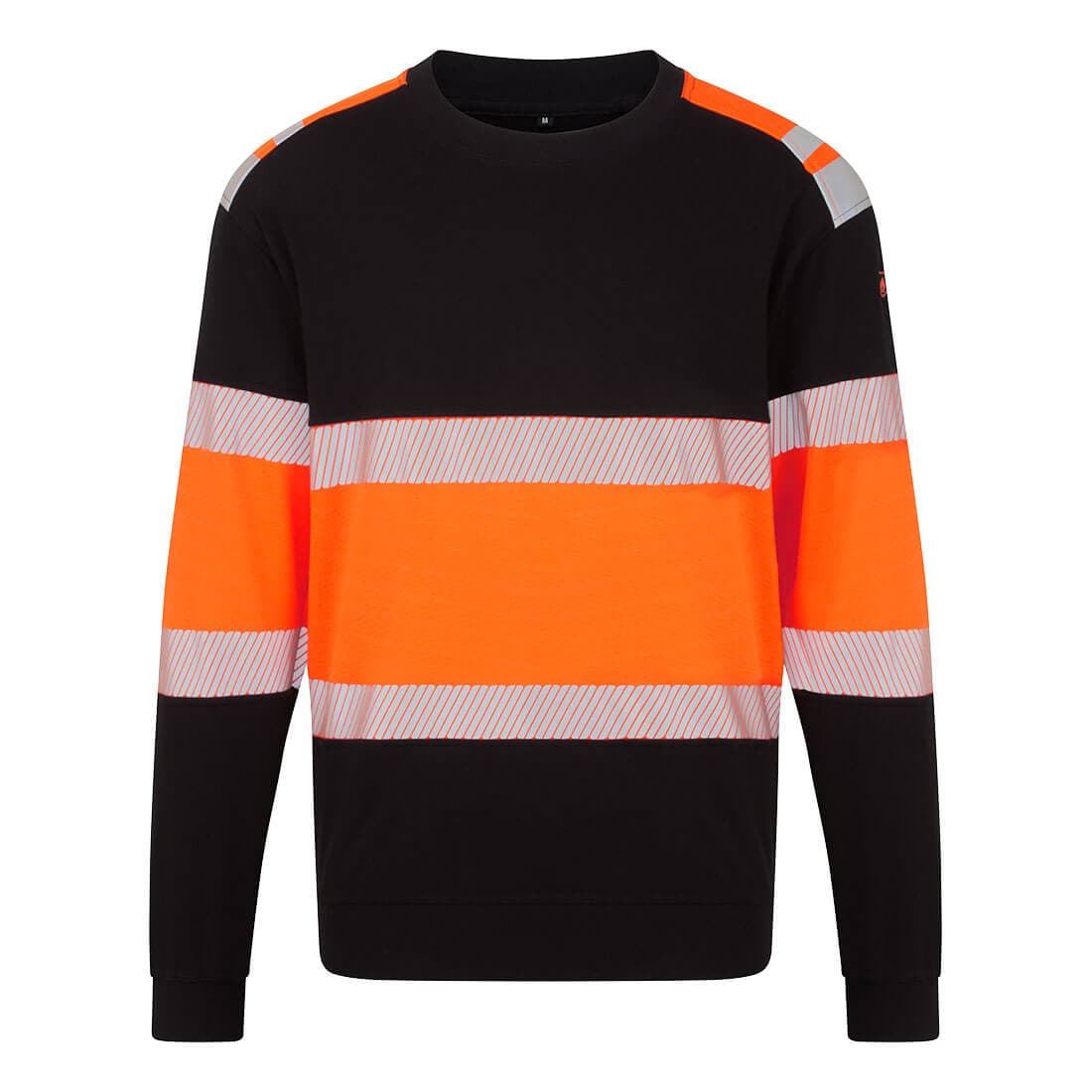 SweatshirtPW3 Modaflame HV Classe 1 Orange/Noir
