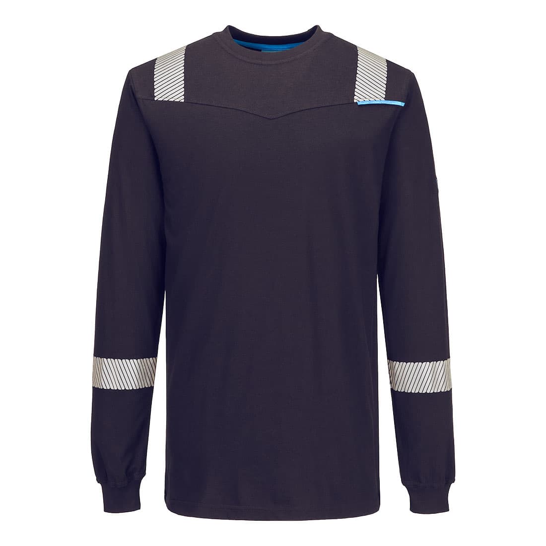 T-shirt manches longues WX3 Modaflame Knit FR Marine
