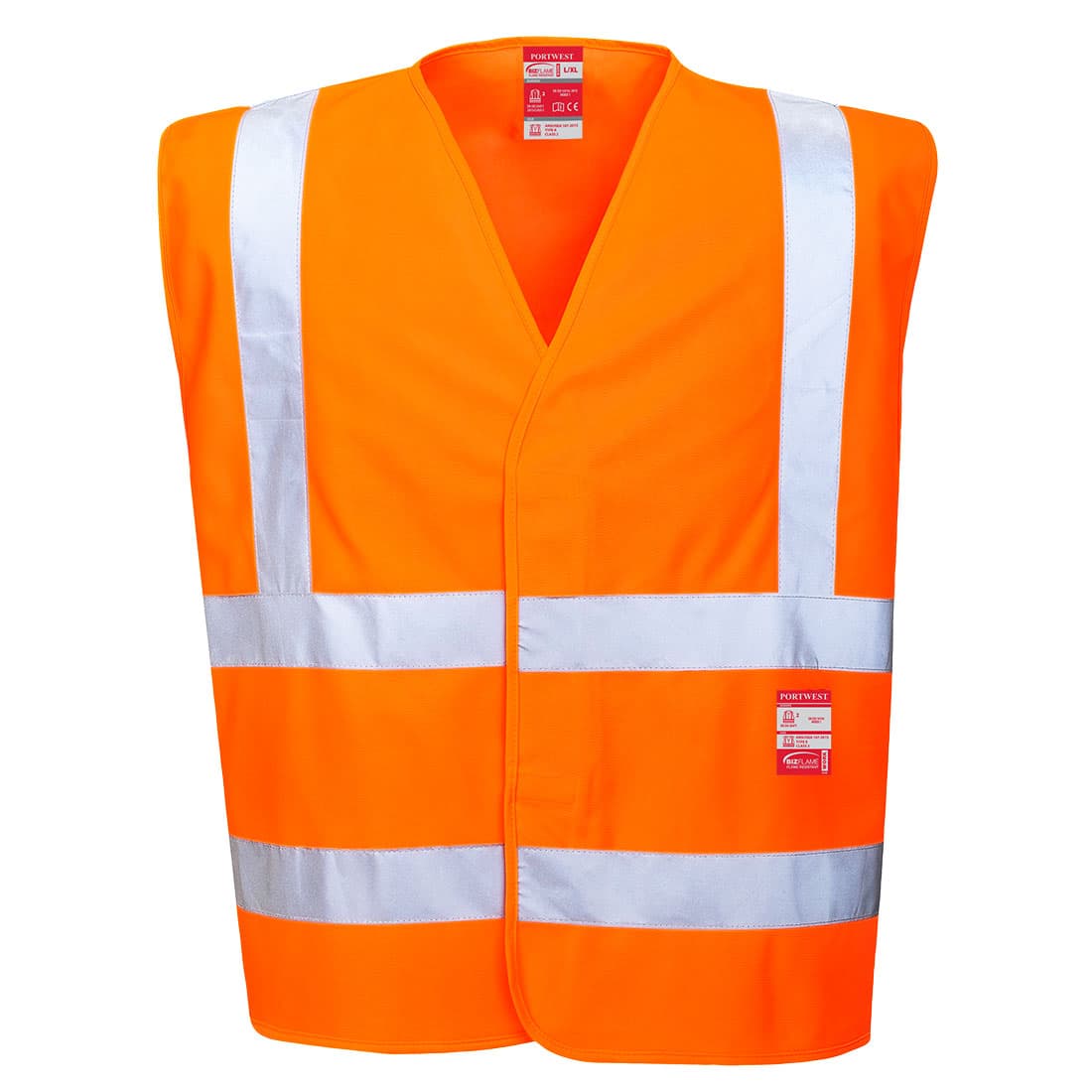 Gilet HV Résistant à la flamme Orange