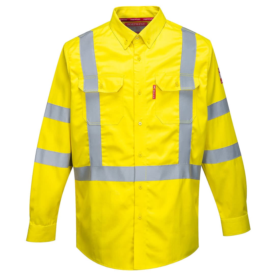 Chemise haute visibilité Bizflame 88/12 FR Jaune