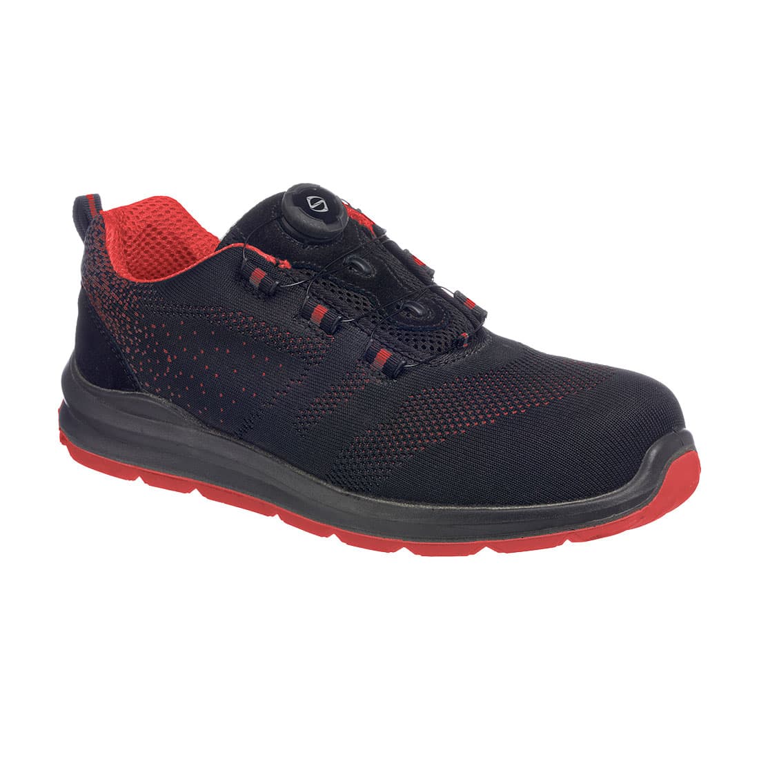 Basket de sécurité composite - Laçage rapide Wire Lace - Noir/Rouge