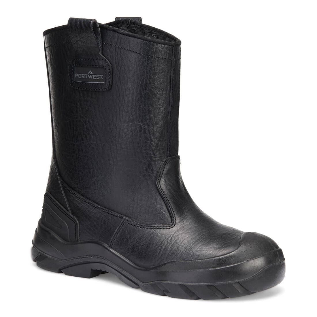 Botte Rigger Hiver Cuir Acier S3 CI HI FO SC SR Noir