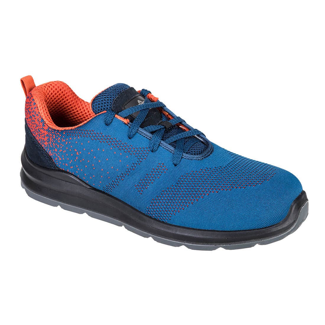 Basket de sécurité textile acier S1P FO SR Bleu/orange