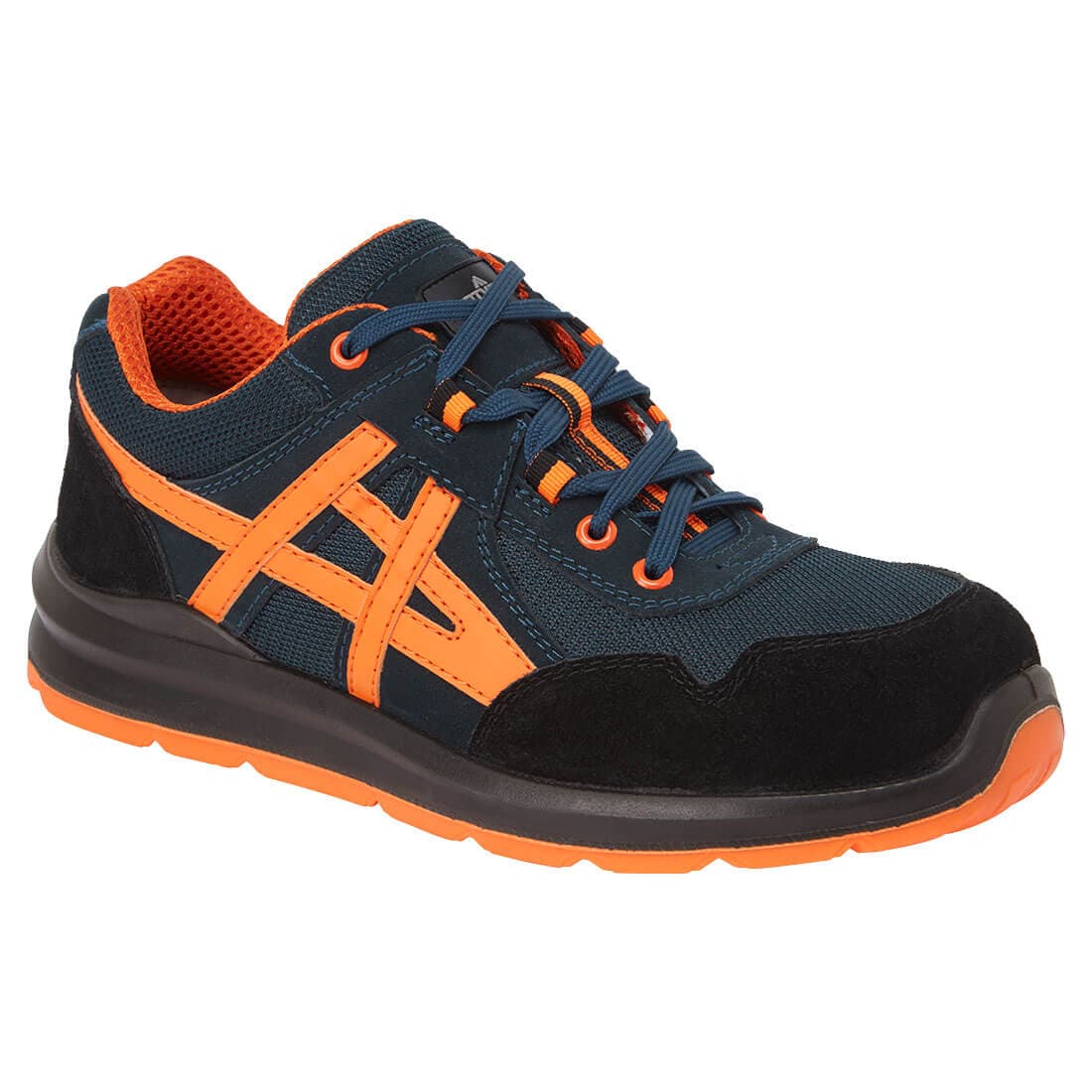 Basket de sécurité cuir embout acier – S1 FO SR Bleu
