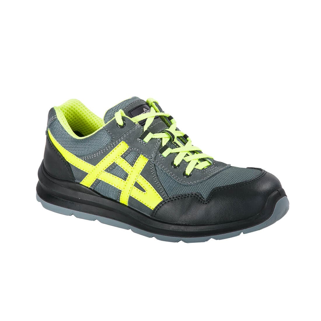 Basket de sécurité cuir embout acier – S1 FO SR Gris
