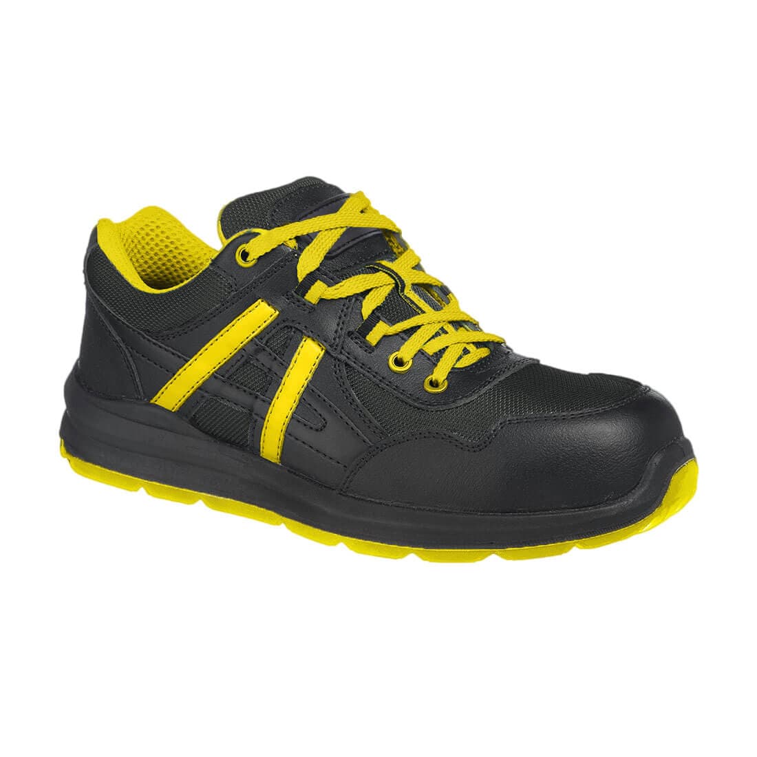 Portwest Compositelite Mersey Trainer S1P Noir/jaune