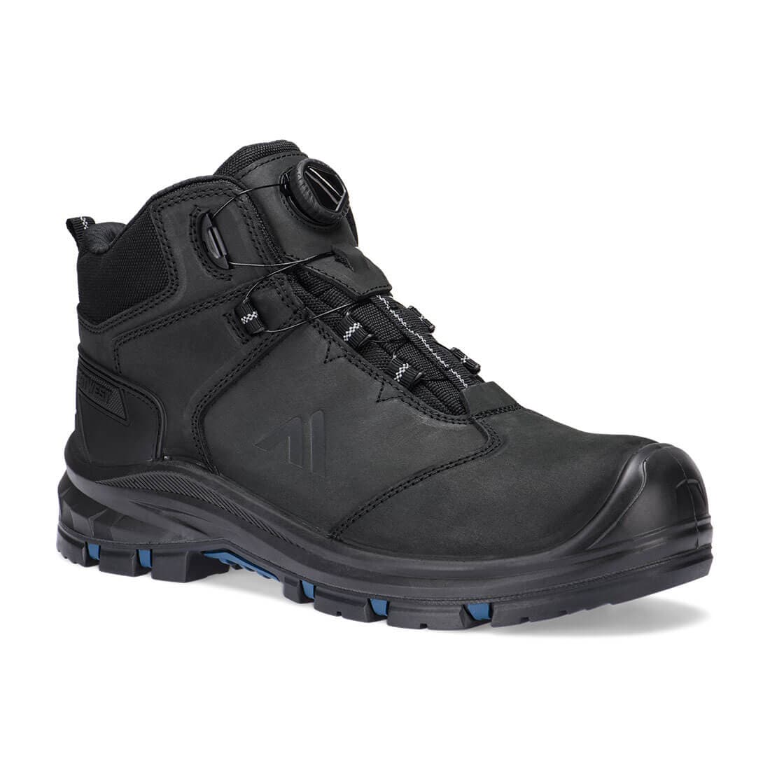 Bottine Mi-haute Cuir Composite à Laçage Câble S7S HRO FO SC LG SR Noir
