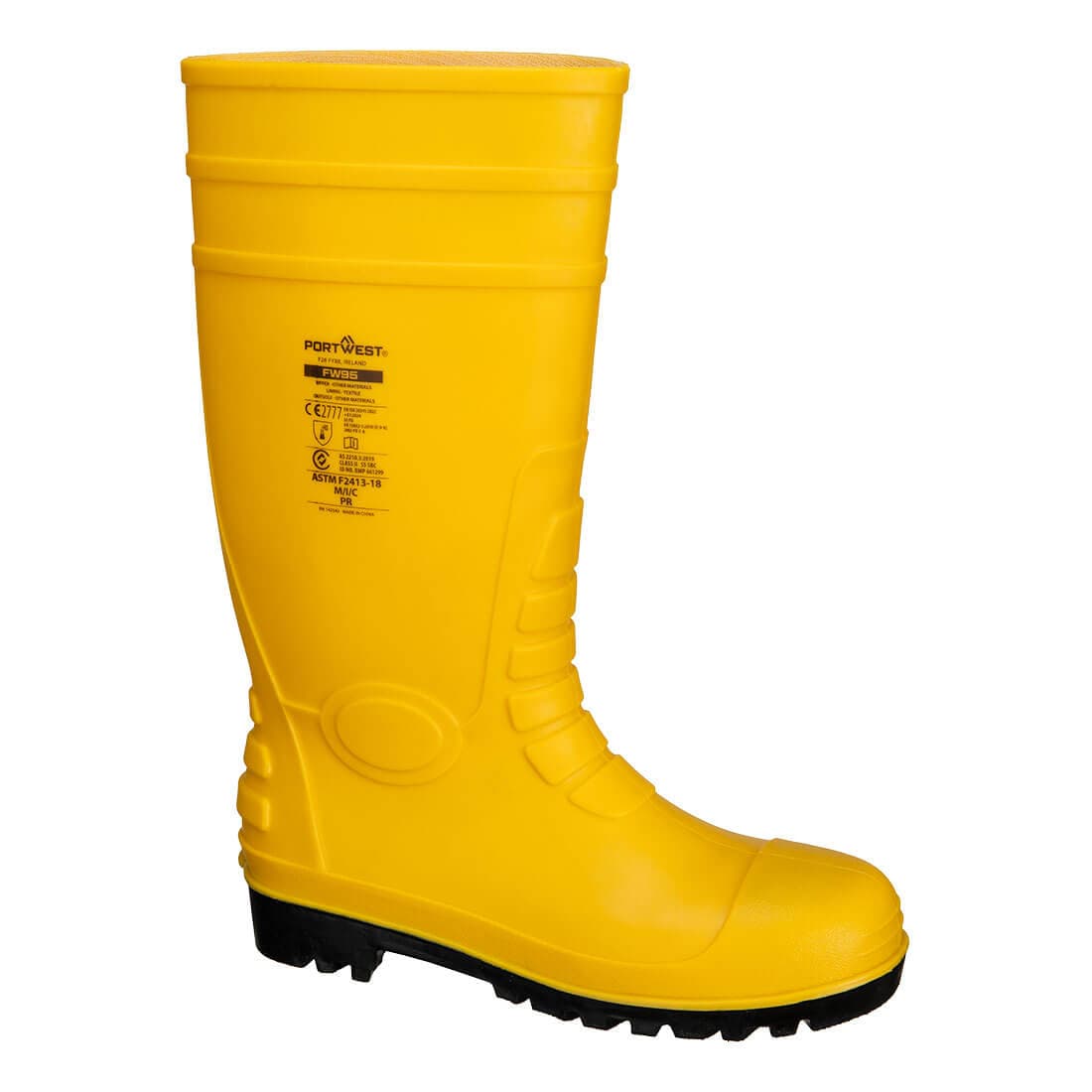 Bottes de sécurité Wellington S5 Jaune