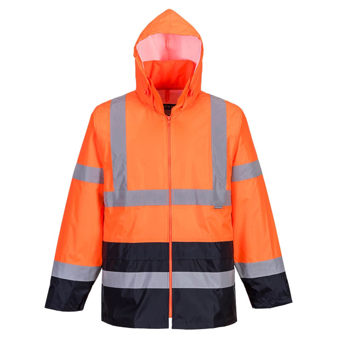 Veste de pluie Hi-Vis bicolore Orange/Marine