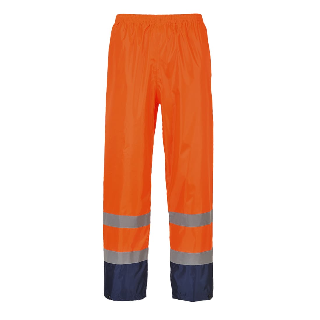 Pantalon de pluie Hi-Vis bicolore Orange/Marine