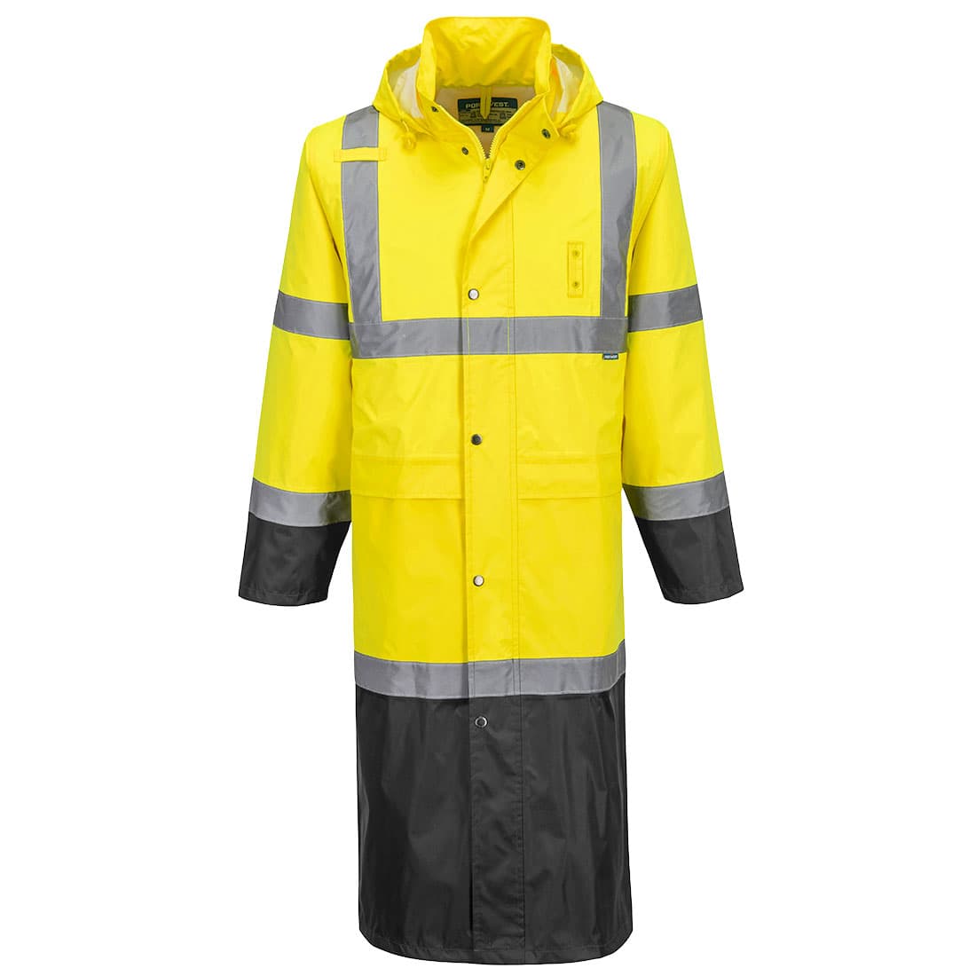 Imperméable HV Contrastée 122 cm Jaune/Noir