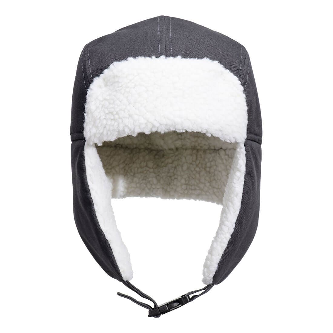 Bonnet Sherpa Gris Métal