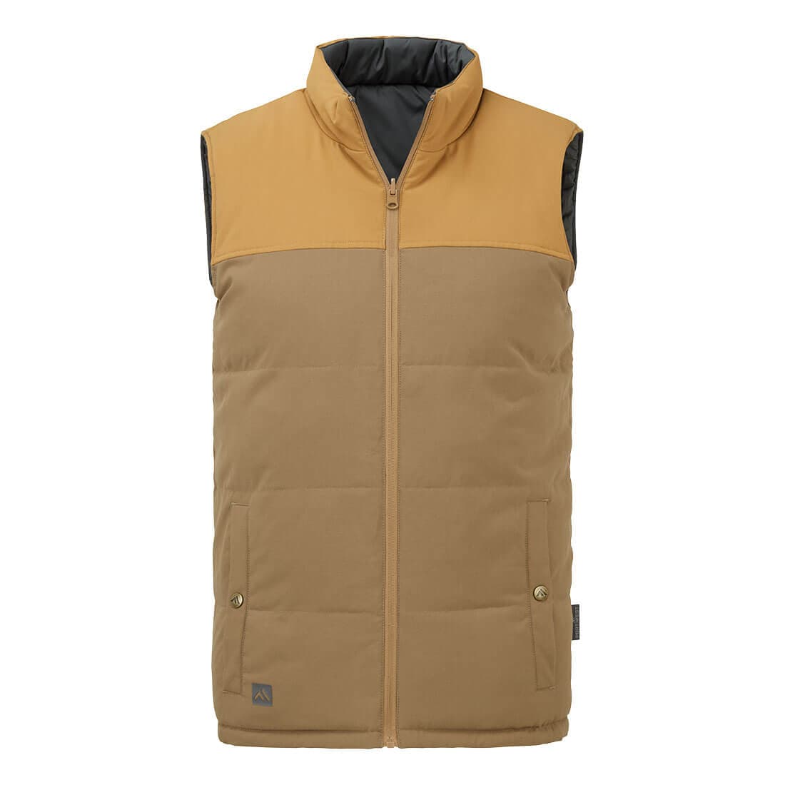 Gilet réversible KA3 Marron café