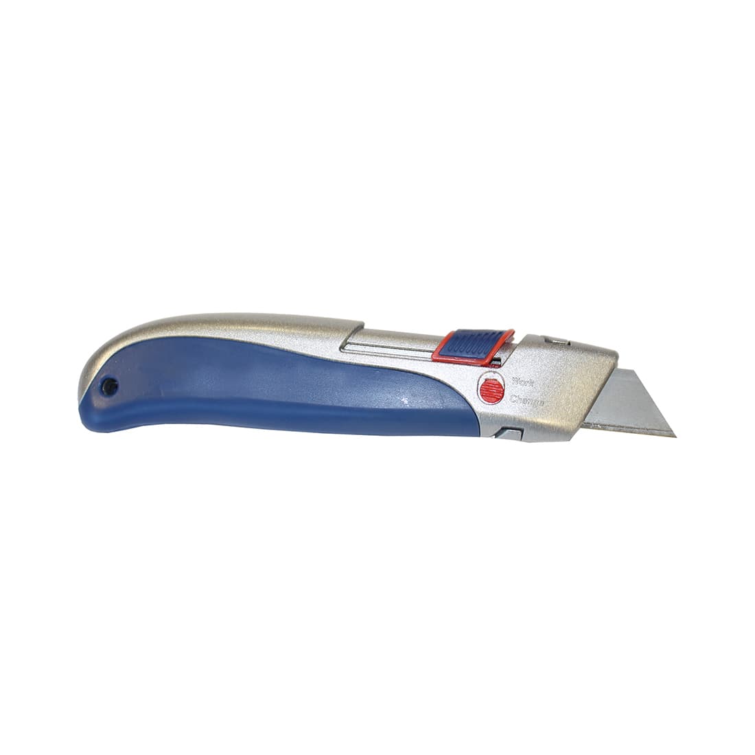 Cutter lame rétractable Bleu