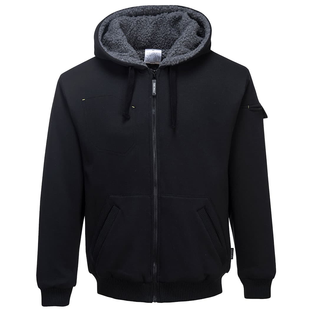 Blouson à capuche Pewter Noir