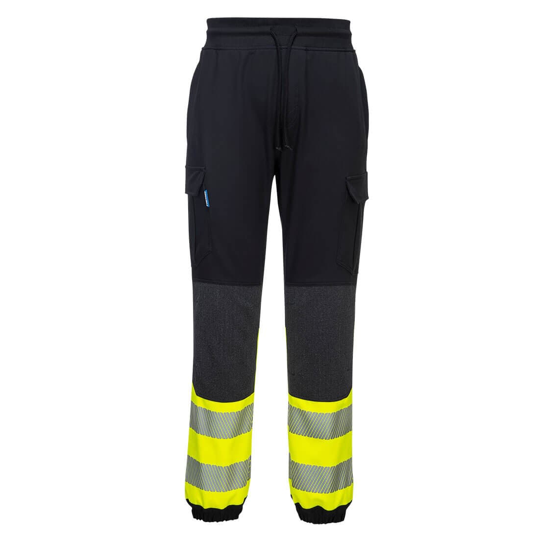 Jogging PW3 Haute-Visibilité Flexi classe 1 Noir/jaune