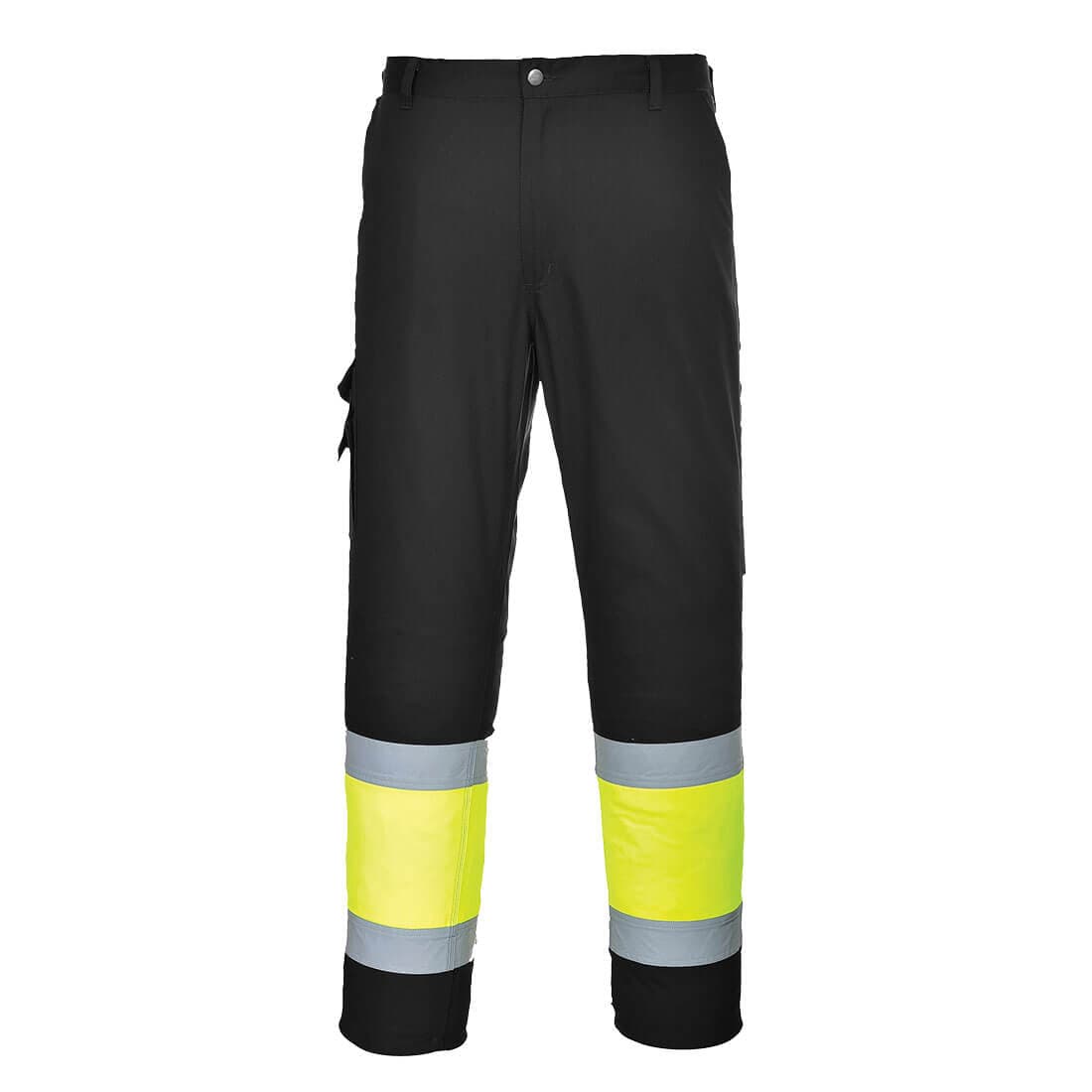 Pantalon combat Hi-Vis Bicolore Jaune/Noir