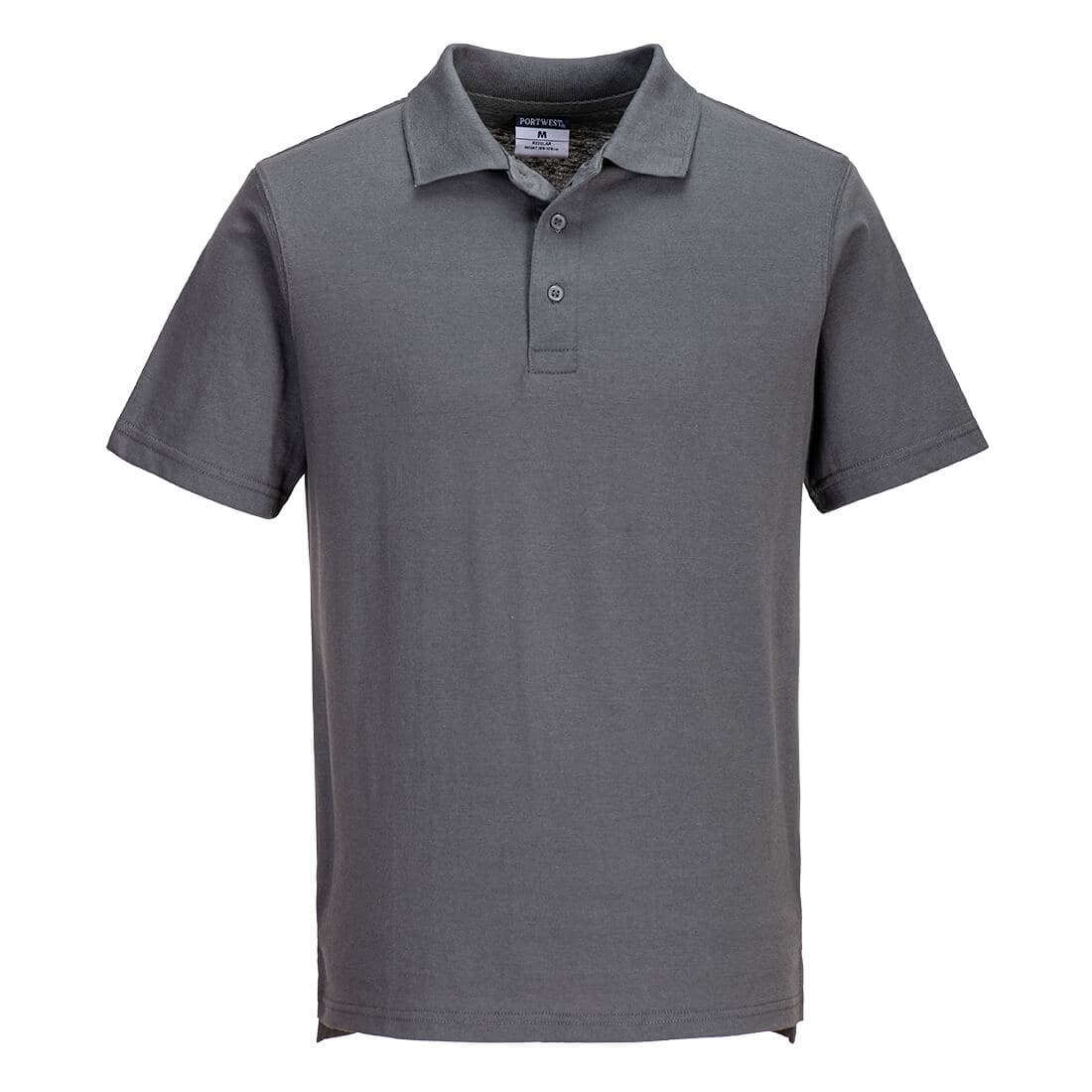 Polo Jersey léger (48 pièces par carton) Gris Zoom