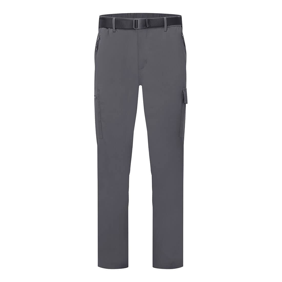 Pantalon ultra léger slim Stretch Gris Métal Short