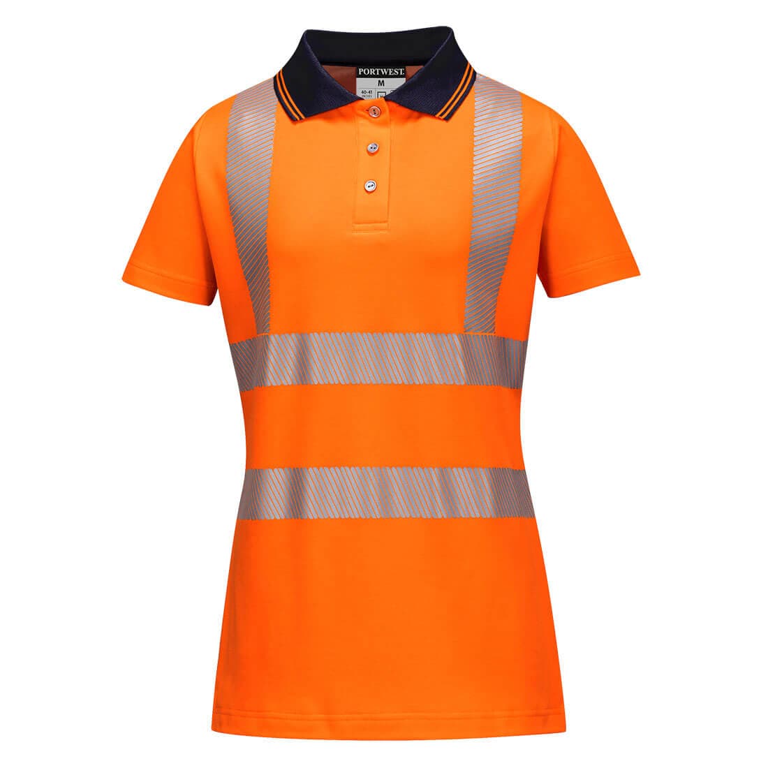 Polo Ladies Pro Orange/Noir