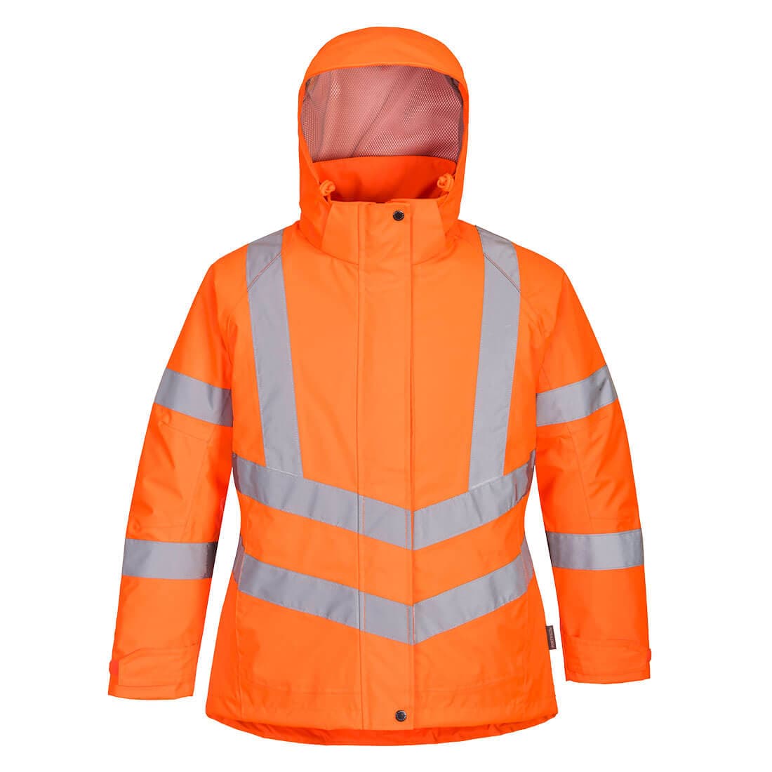 Parka d'hiver haute visibilité pour Femme Orange