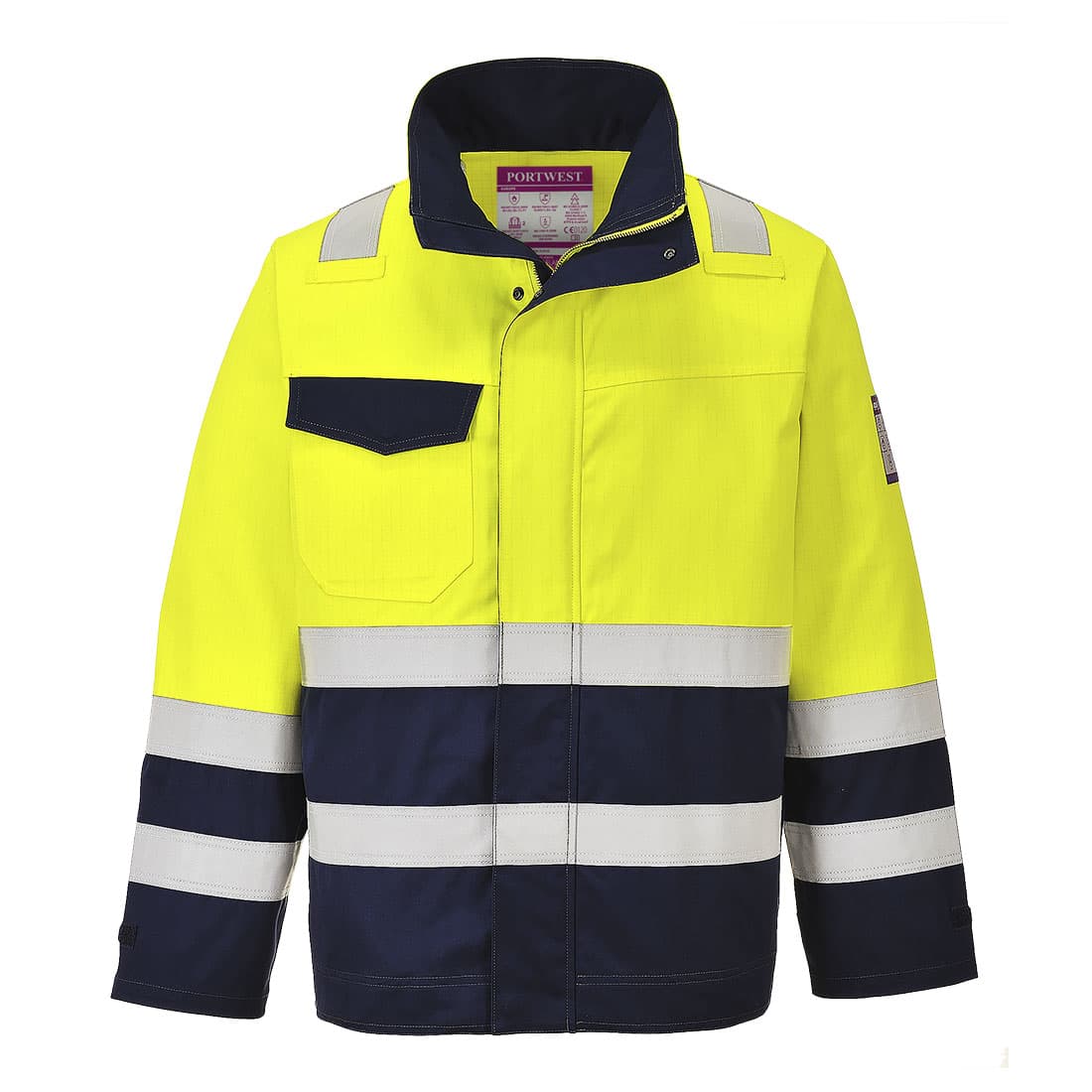Veste Hi-Vis MODAFLAME Jaune/Marine