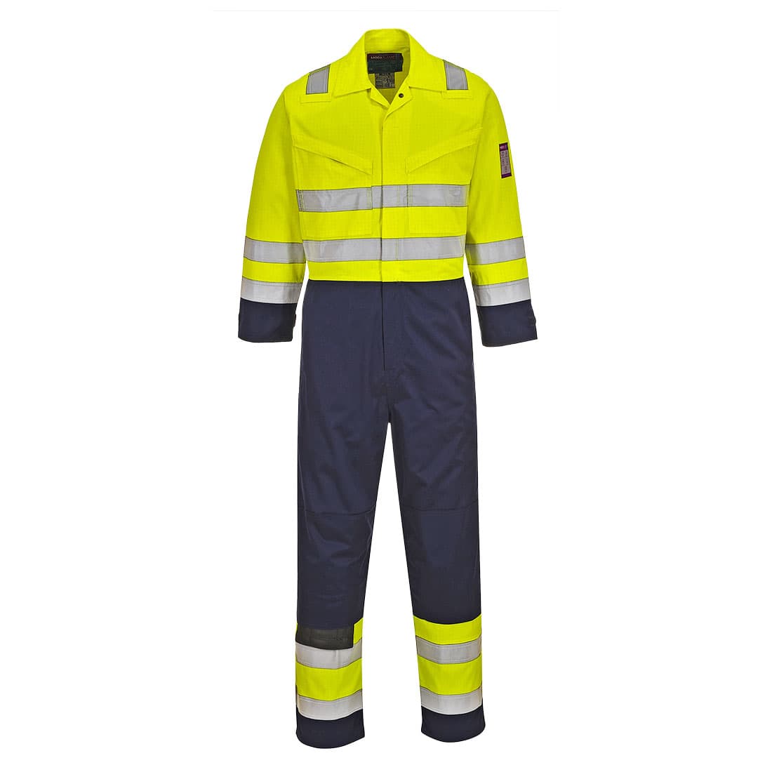 Combinaison HV MODAFLAME Jaune/Marine