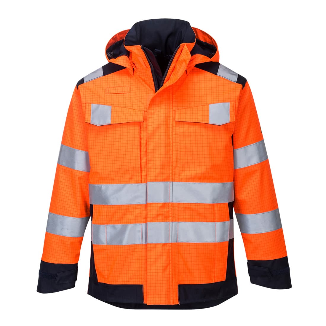 Parka pluie Modaflame HV Orange/Marine