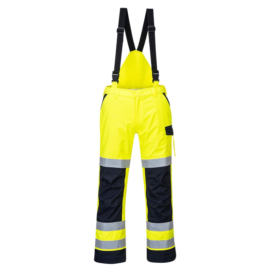 pantalon de pluie multi normes arc électrique Jaune/Marine
