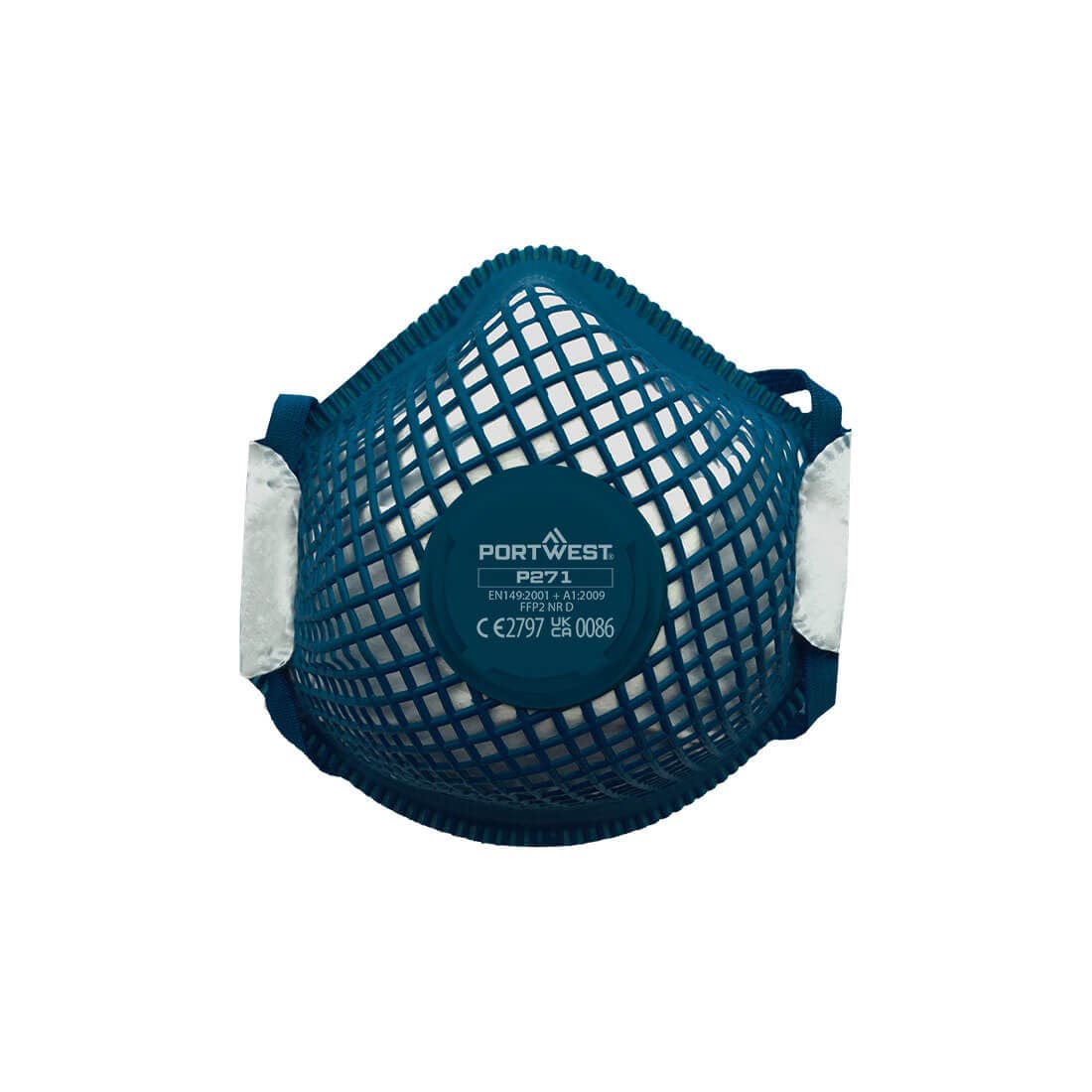ERGONET FFP2 masque respiratoire à valve (Pk10) Blanc