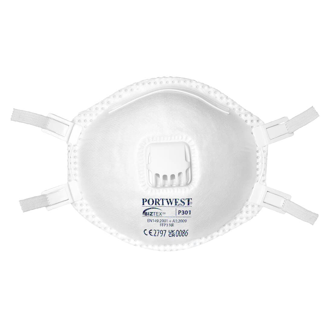 Masque FFP3 avec valve (10 pcs) Blanc