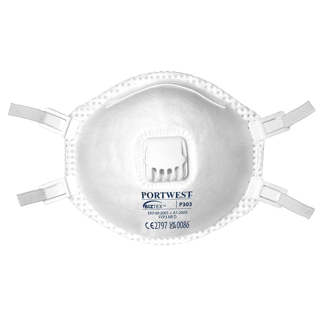 Masque FFP3 DOLOMITE à valve (10 pcs) Blanc